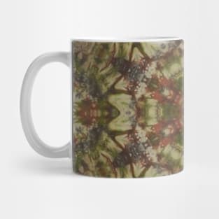 Shades of Green Kaleidoscopic Mandala Number 3 Mug